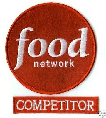 Fancy Dress Halloween Costume Party Prop: Food Network Competitor 2-patch Set