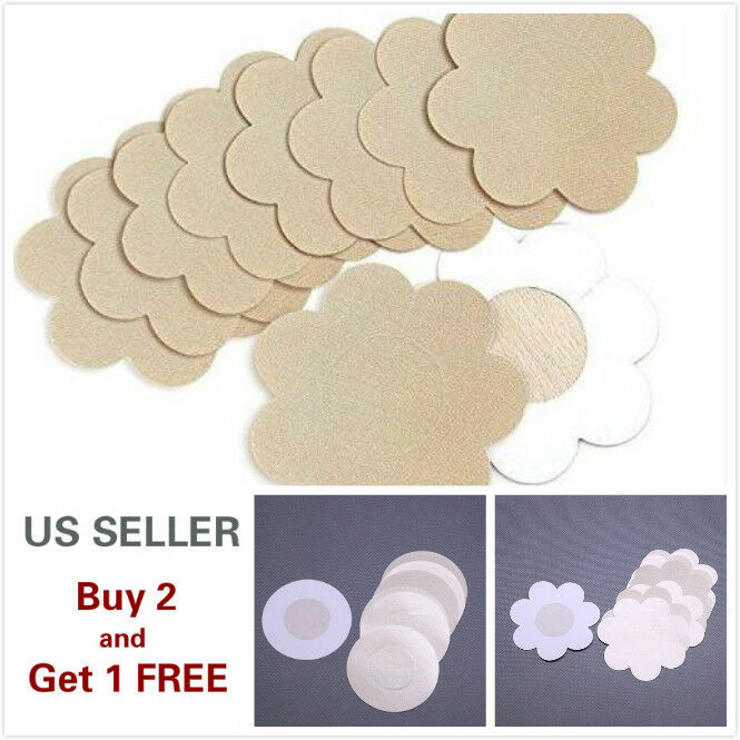 5/10 Pcs Of Invisible Breast Pasties Adhesive Nipple Cover Sticker Pads