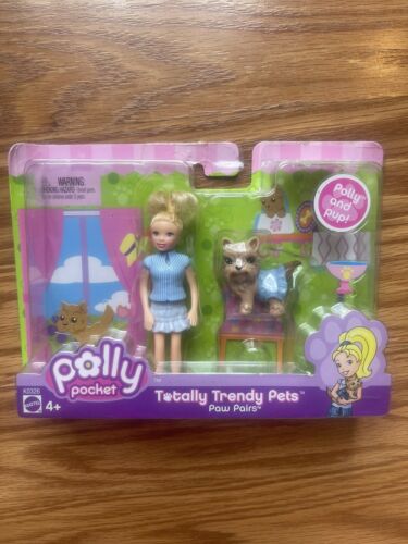 Polly Pocket Totally Trendy Pets (paw & Pup) Polly Doll By Mattel - New - 2006